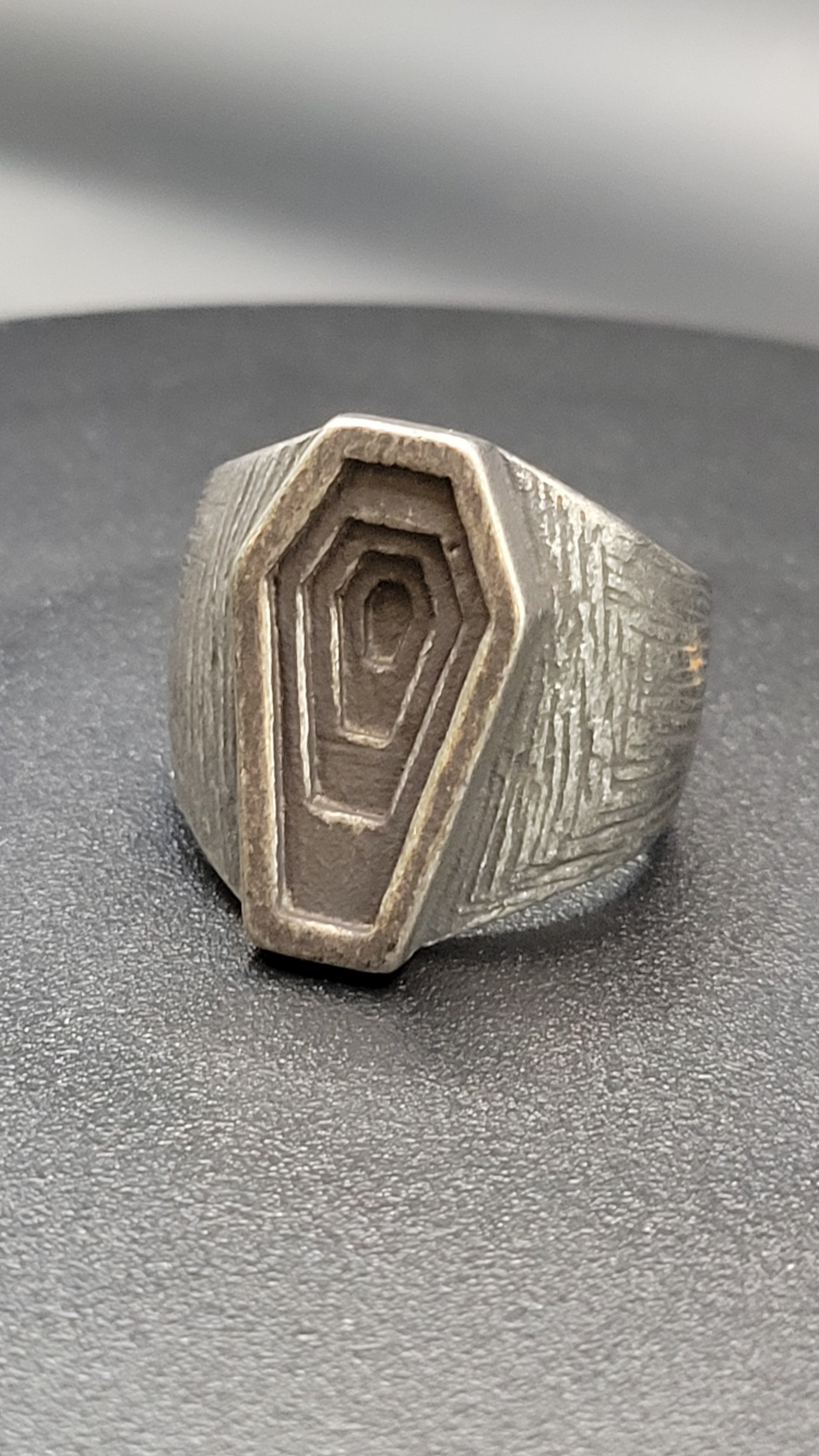 INFINATE COFFIN RING SZ 13
