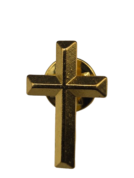 Golden Cross Pin
